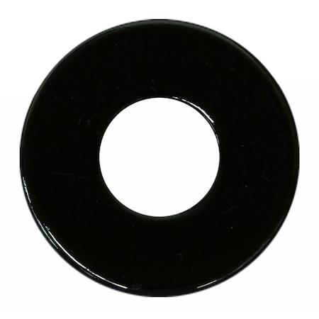 Midwest Fastener Flat Washer, For Screw Size 5/16" , Steel Black Chrome Finish, 10 PK 34403